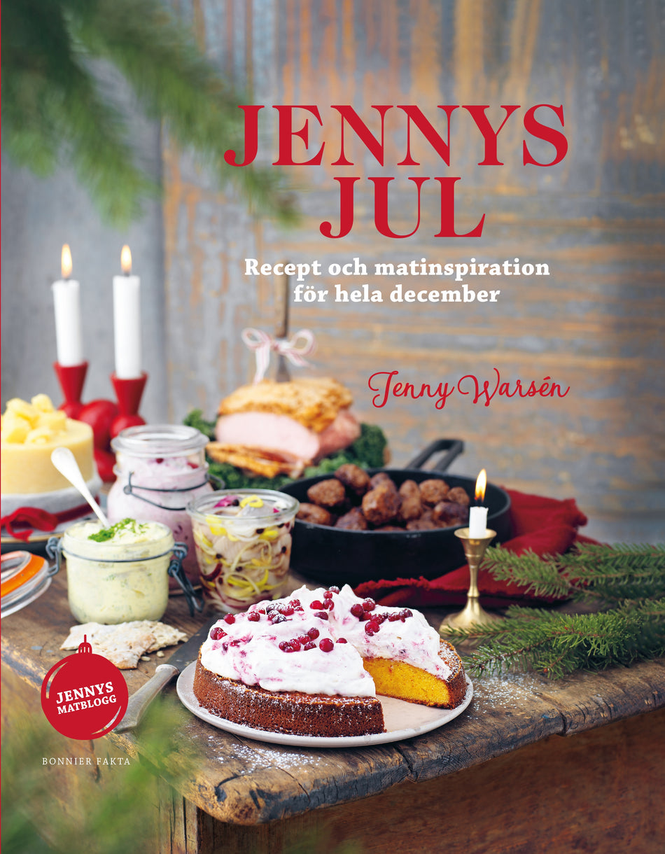 Valokuva kirjasta Jenny Warsén Jennys jul : recept och matinspiration för hela december, kuuluu tuoteryhmään Ruots harrasteet taide.