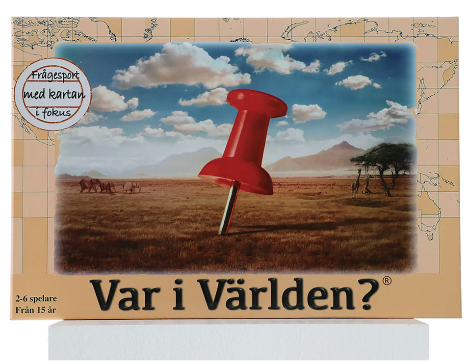 Valokuva kirjasta  Var i Världen?, kuuluu tuoteryhmään Ruots harrasteet taide.