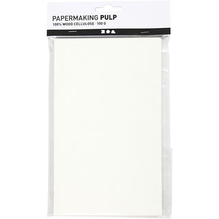 Paperinvalmistusmassa luonnonvalkonen 100 g