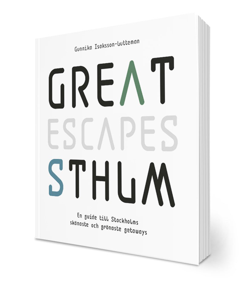Valokuva kirjasta Gunnika Isaksson-Lutteman Great escapes STHLM : en guide till Stockholms skönaste och grönaste getaways, kuuluu tuoteryhmään Ruots harrasteet taide.