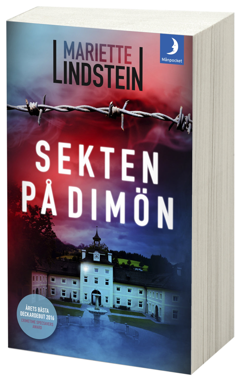 Valokuva kirjasta Mariette Lindstein Sekten på Dimön, kuuluu tuoteryhmään Ruots kaunokirjat.