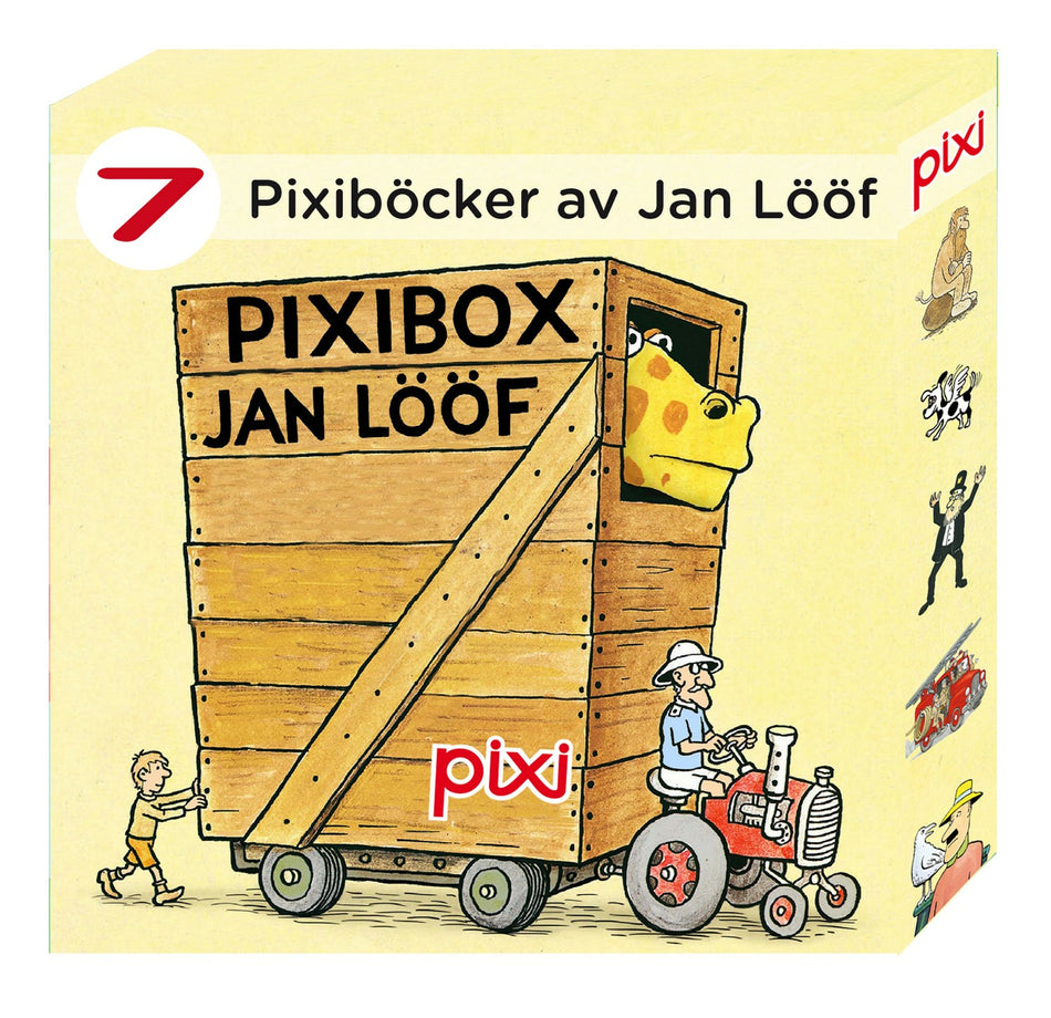 Valokuva kirjasta Jan Lööf 7 Pixiböcker av Jan Lööf, kuuluu tuoteryhmään Ruots lapset nuoret ja sarjakuvat.