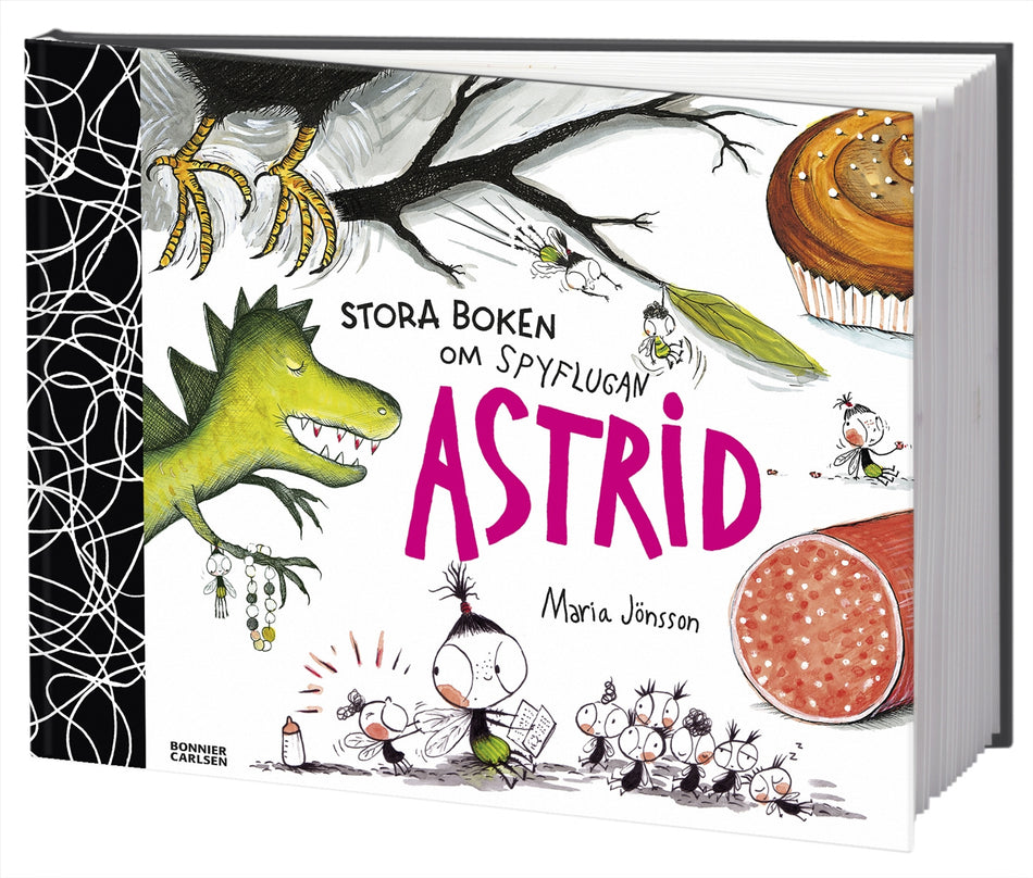 Valokuva kirjasta Maria Jönsson Stora boken om Spyflugan Astrid, kuuluu tuoteryhmään Ruots lapset nuoret ja sarjakuvat.