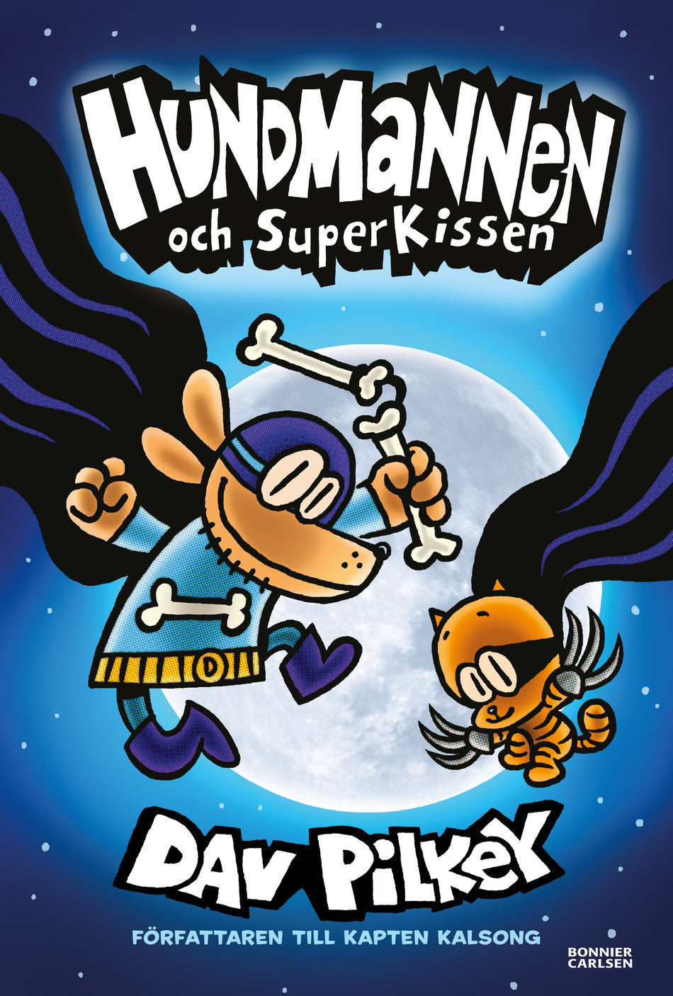 Valokuva kirjasta Dav Pilkey Hundmannen och SuperKissen, kuuluu tuoteryhmään Ruots lapset nuoret ja sarjakuvat.