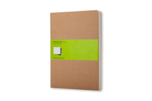 Valokuva kirjasta Moleskine Moleskine Plain Cahier Xl - Kraft Cover (3 Set), kuuluu tuoteryhmään Muut ulkomaiset kirjat.