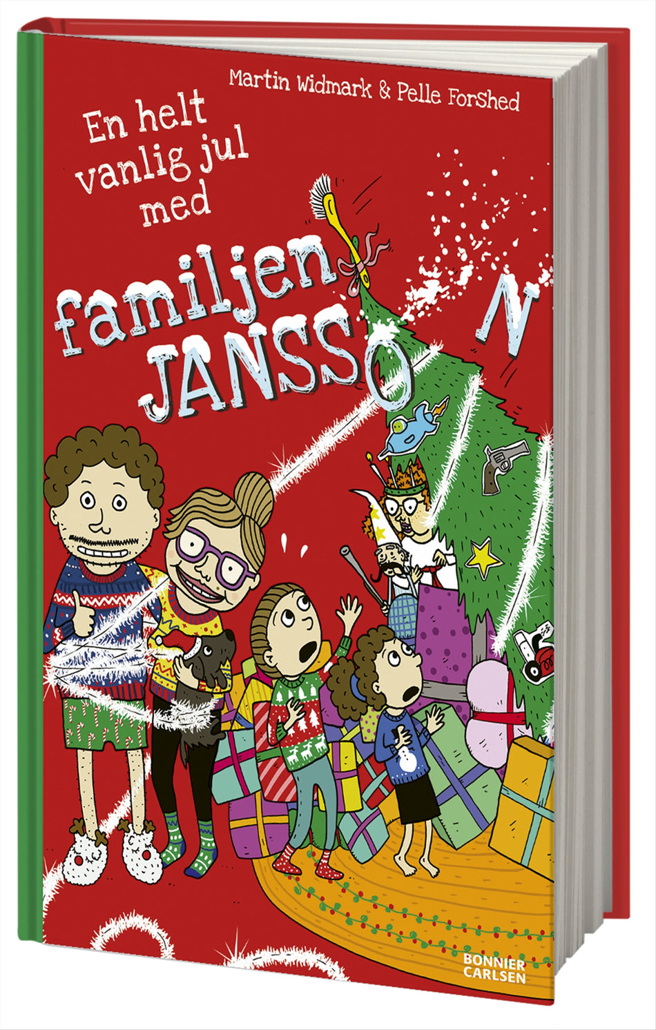 Valokuva kirjasta Martin Widmark En helt vanlig jul med familjen Jansson, kuuluu tuoteryhmään Ruots lapset nuoret ja sarjakuvat.