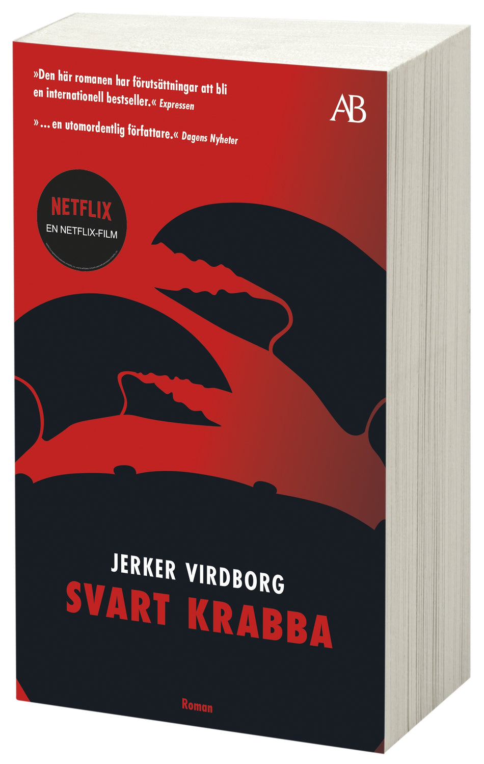 Valokuva kirjasta Jerker Virdborg Svart krabba, kuuluu tuoteryhmään Ruots kaunokirjat.