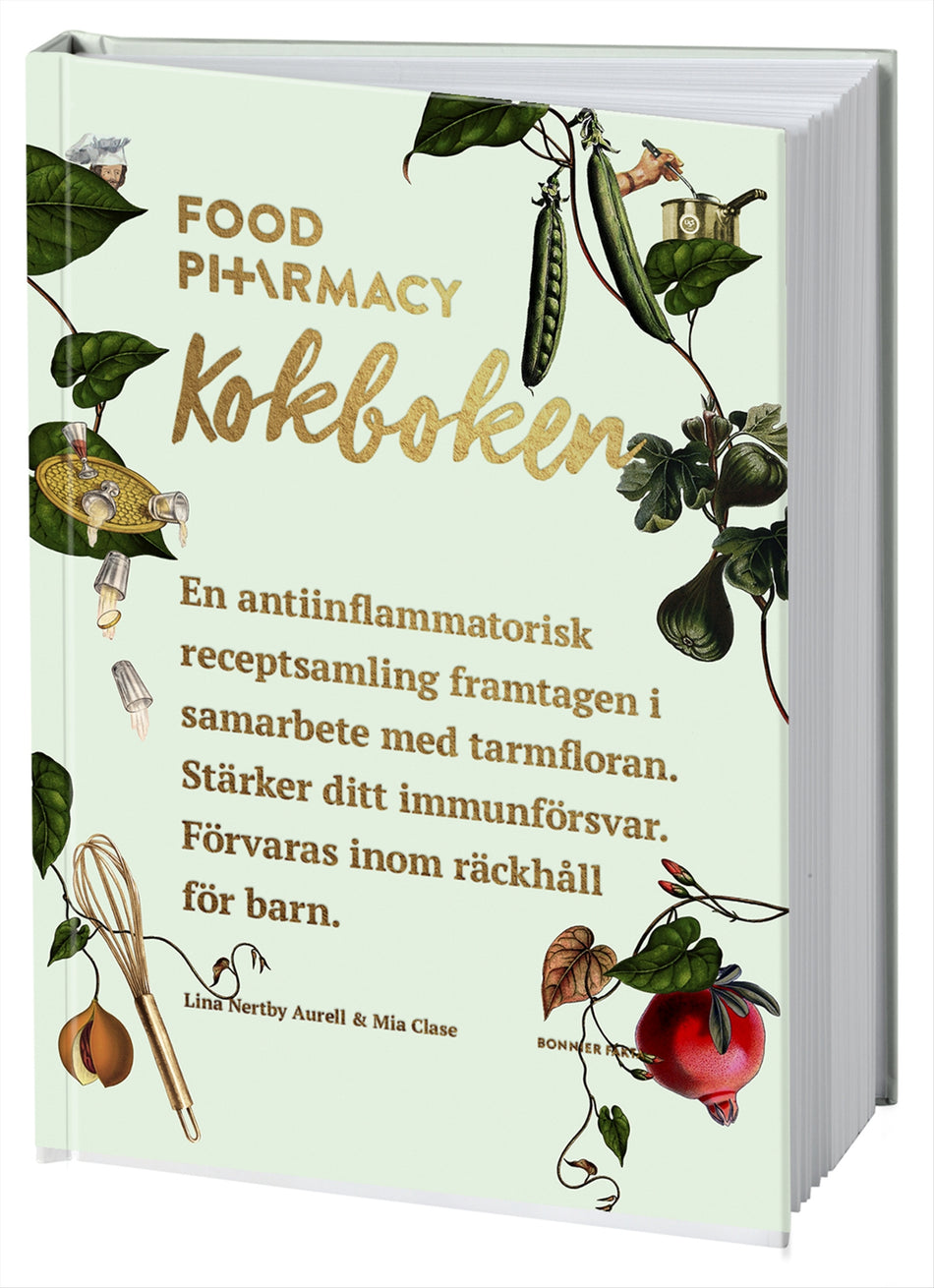 Valokuva kirjasta Lina Nertby Aurell / Mia Clase Food Pharmacy : kokboken, kuuluu tuoteryhmään Ruots harrasteet taide.