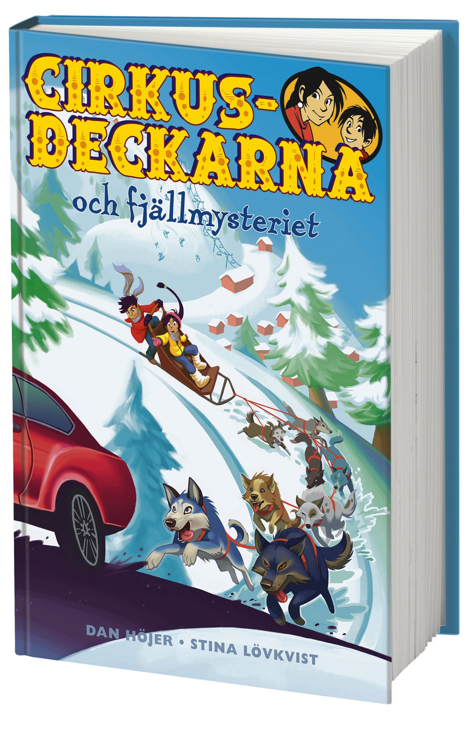 Valokuva kirjasta Dan Höjer Cirkusdeckarna och fjällmysteriet, kuuluu tuoteryhmään Ruots lapset nuoret ja sarjakuvat.
