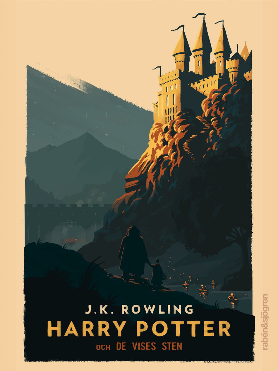 Valokuva kirjasta J. K. Rowling Harry Potter och de vises sten, kuuluu tuoteryhmään Ruots lapset nuoret ja sarjakuvat.