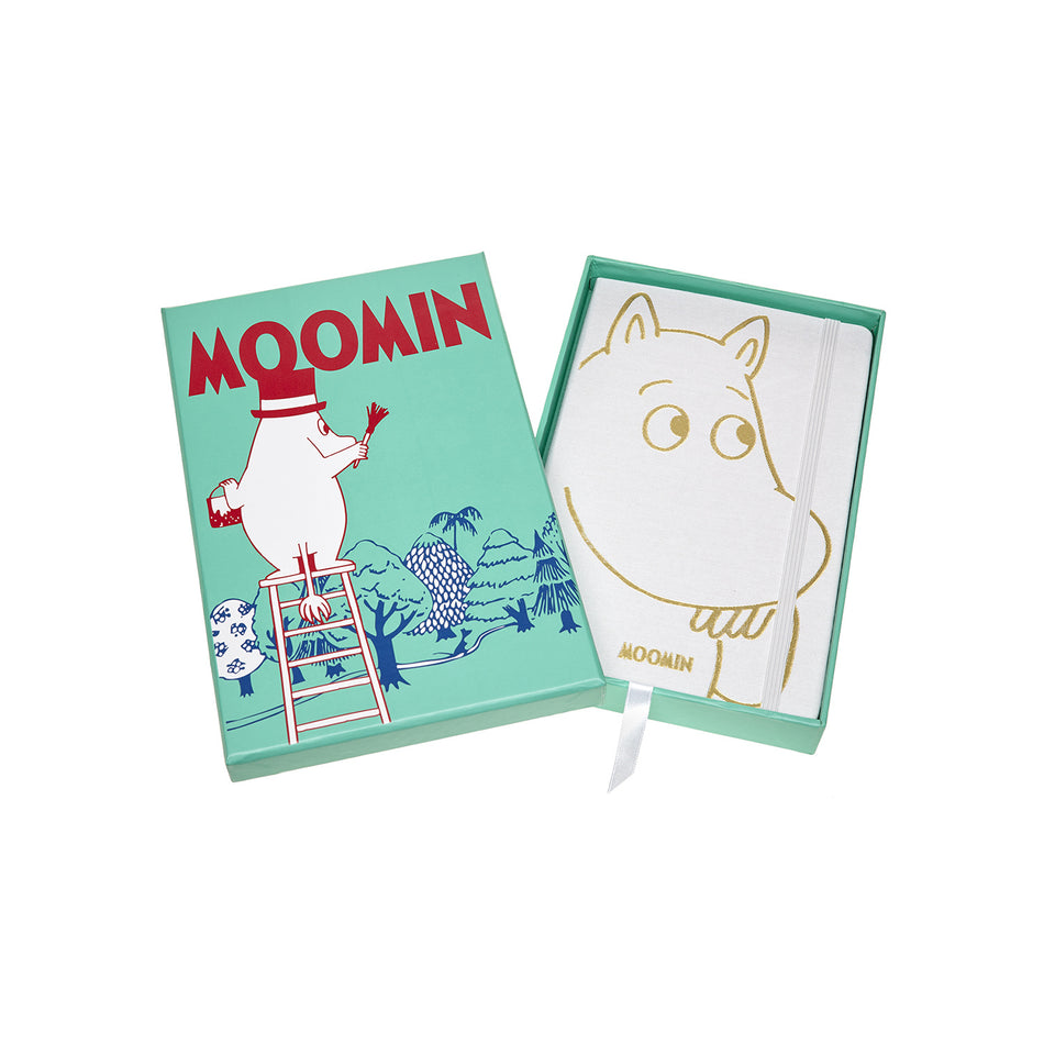Valokuva tuotteesta Muistikirja Moleskine Moomin Large Collector's box, kuuluu tuoteryhmään Muistikirjat.