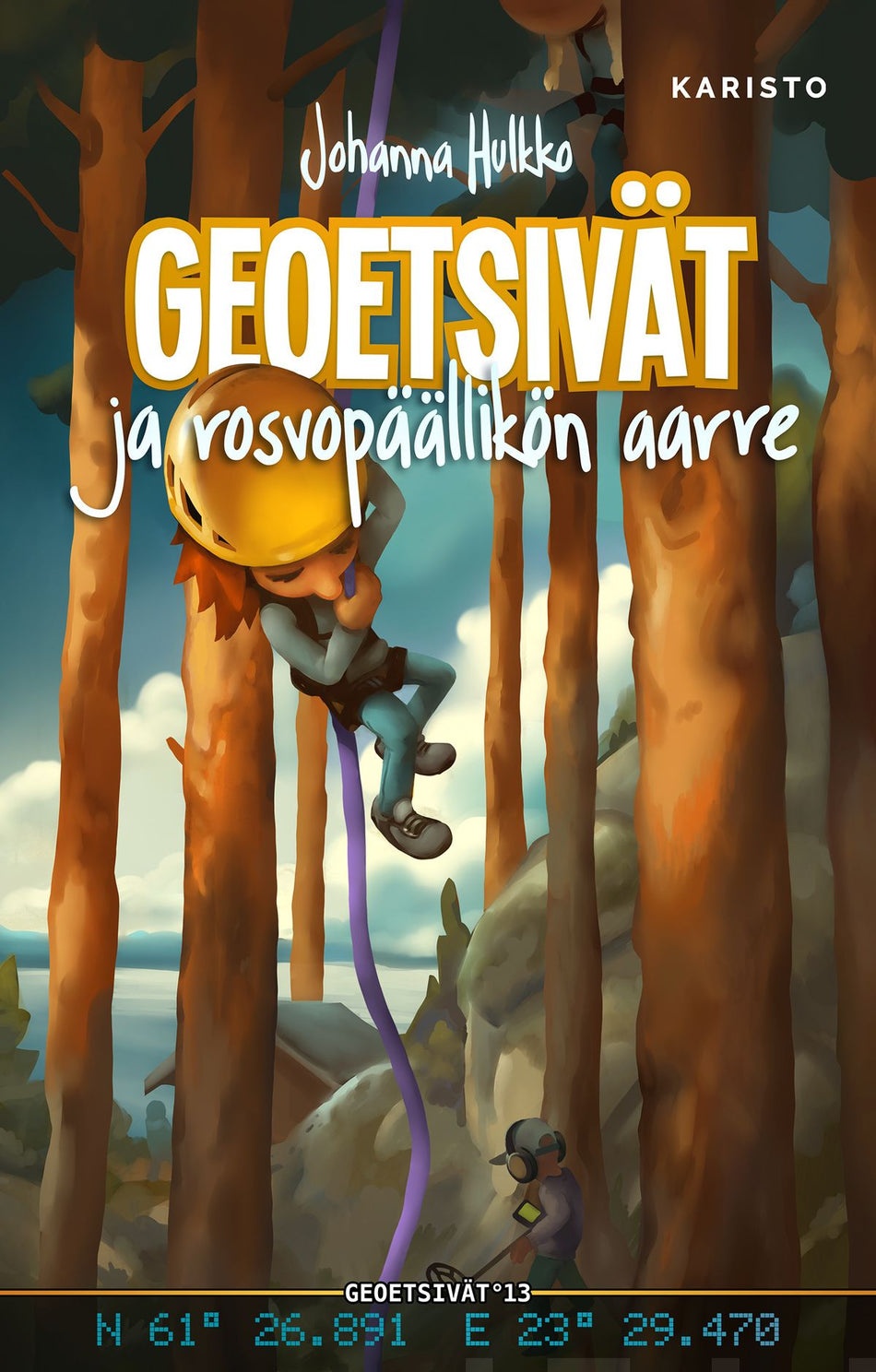 Valokuva kirjasta Johanna Hulkko Geoetsivät ja rosvopäällikön aarre, kuuluu tuoteryhmään E-kirjat lapset ja nuoret.