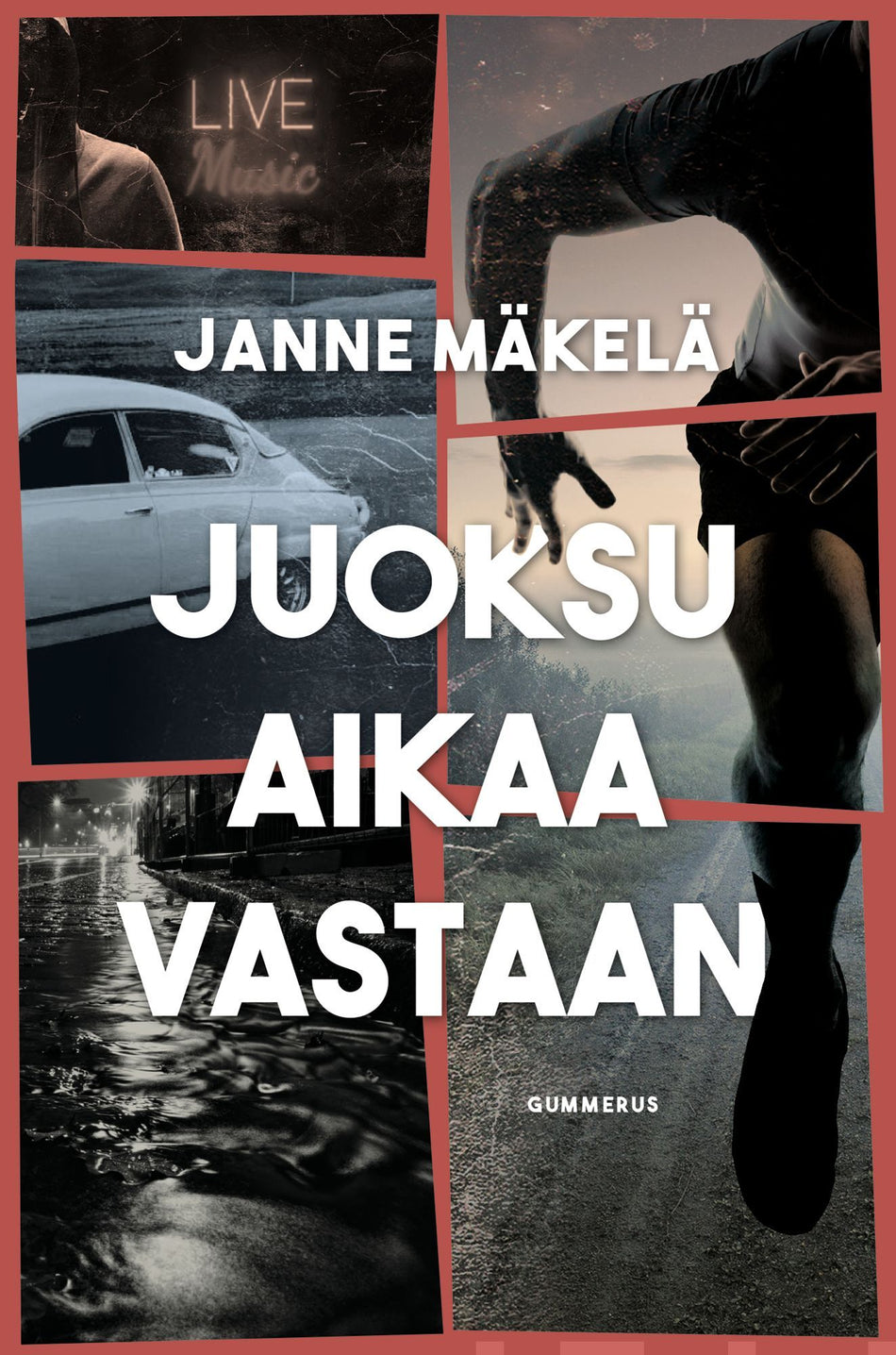 Valokuva kirjasta Janne Mäkelä Juoksu aikaa vastaan, kuuluu tuoteryhmään Muut kaunokirjat.