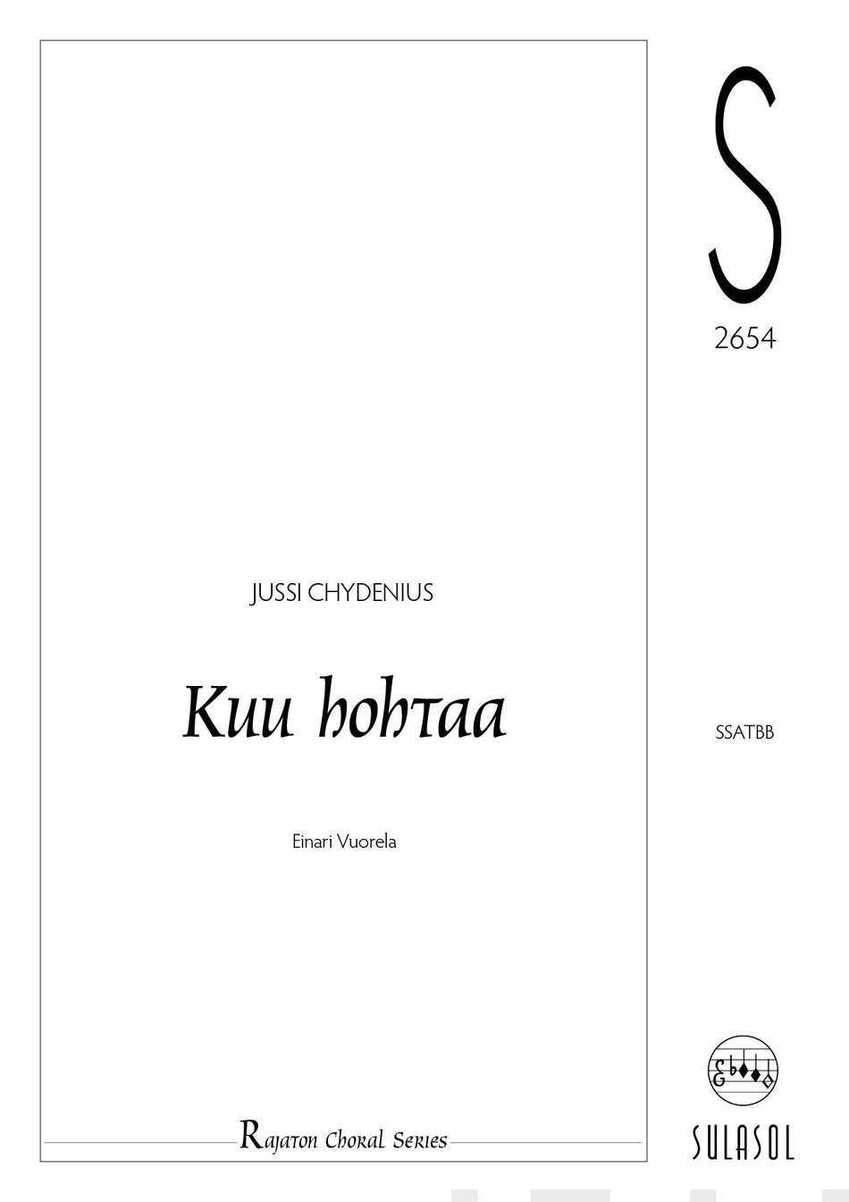 Valokuva kirjasta  Kuu hohtaa, kuuluu tuoteryhmään Musiikki.