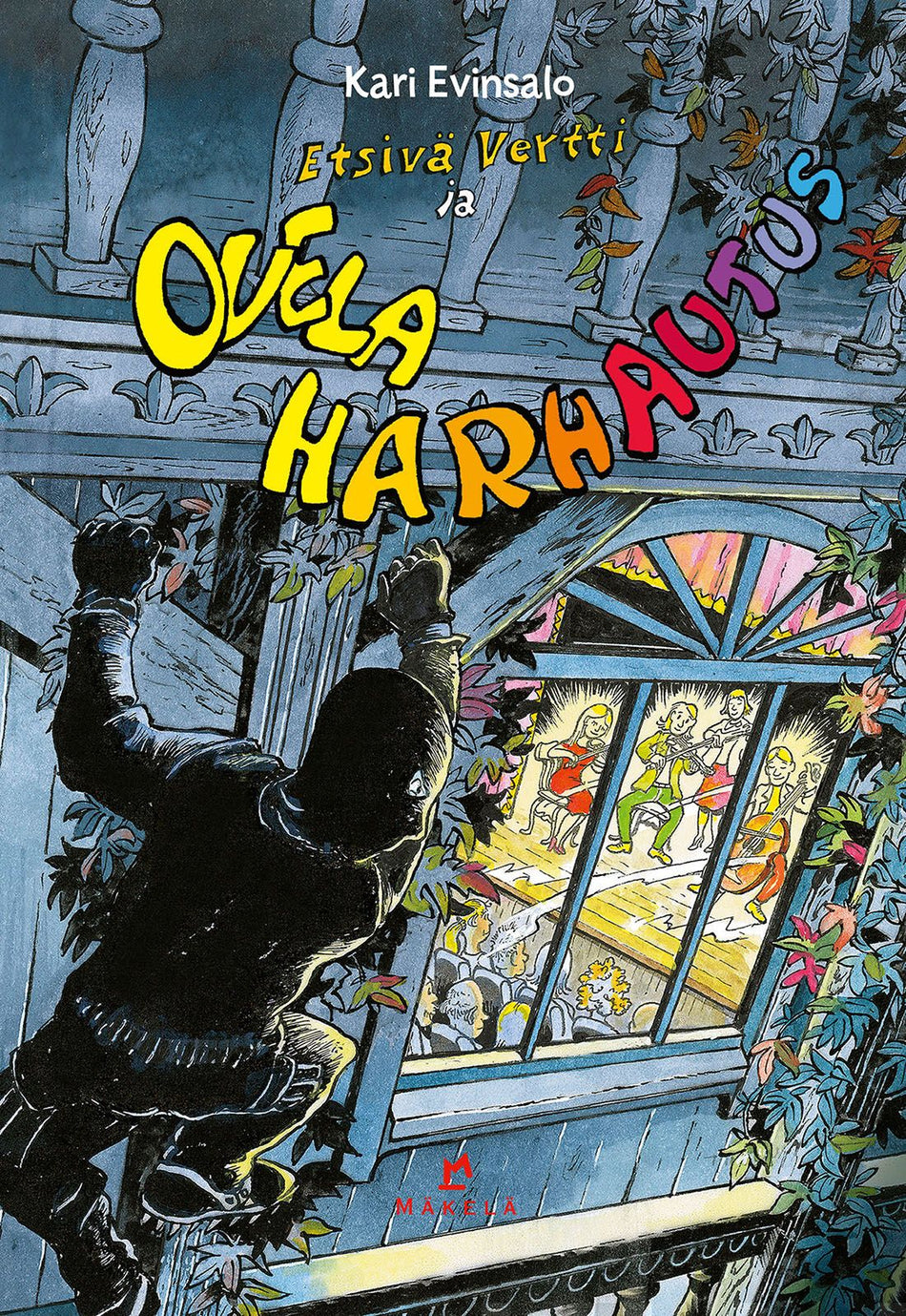 Valokuva kirjasta Kari Evinsalo Etsivä Vertti ja ovela harhautus, kuuluu tuoteryhmään Lasten romaanit lorut ja runot.