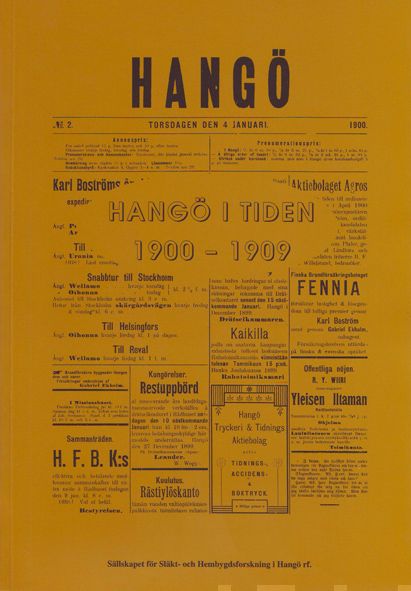 Valokuva kirjasta  Hangö i tiden 1900-1909, kuuluu tuoteryhmään Historia.