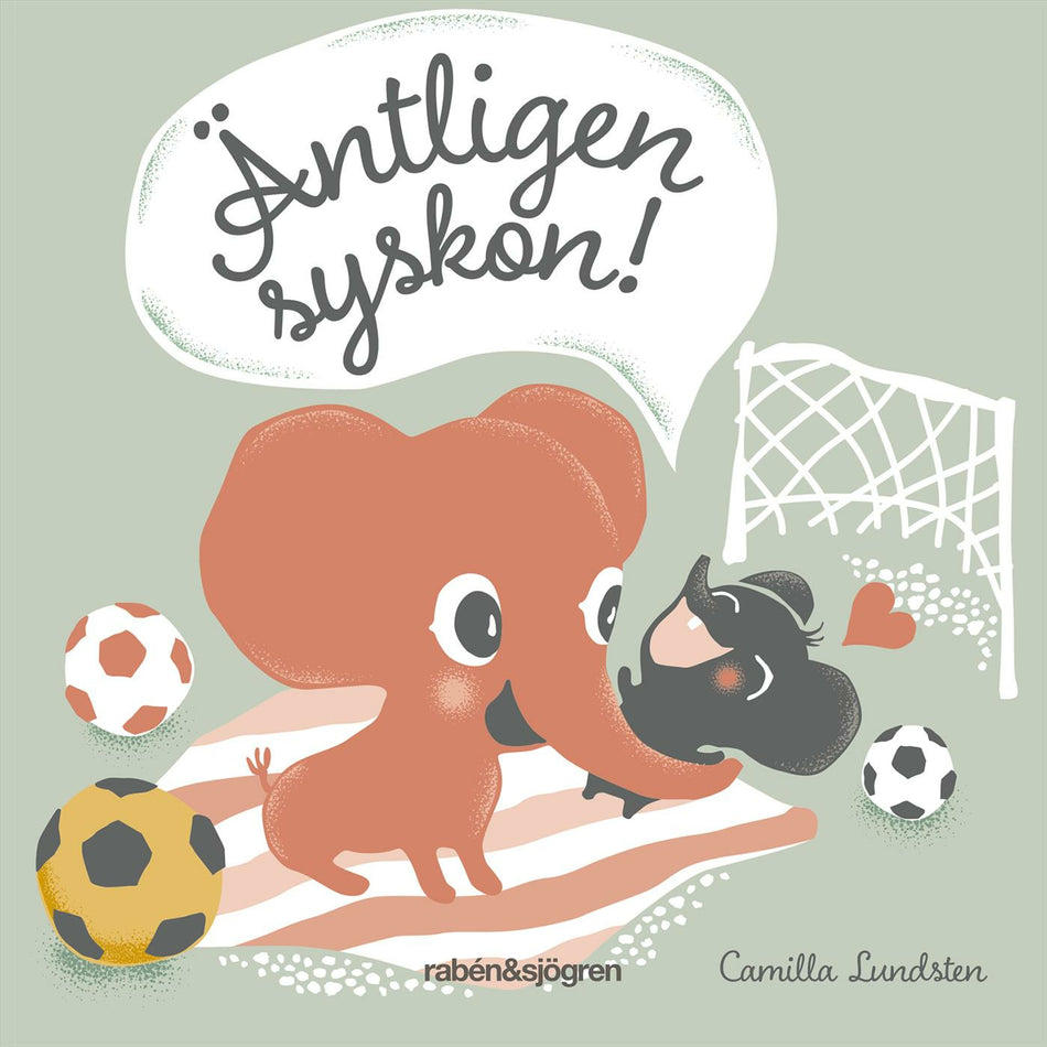 Valokuva kirjasta Camilla Lundsten Äntligen syskon!, kuuluu tuoteryhmään Ruots lapset nuoret ja sarjakuvat.