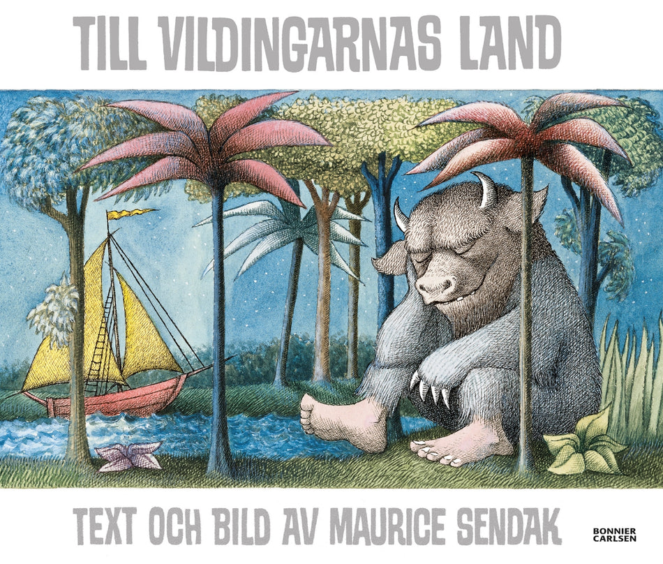 Valokuva kirjasta Maurice Sendak Till vildingarnas land, kuuluu tuoteryhmään Ruots lapset nuoret ja sarjakuvat.