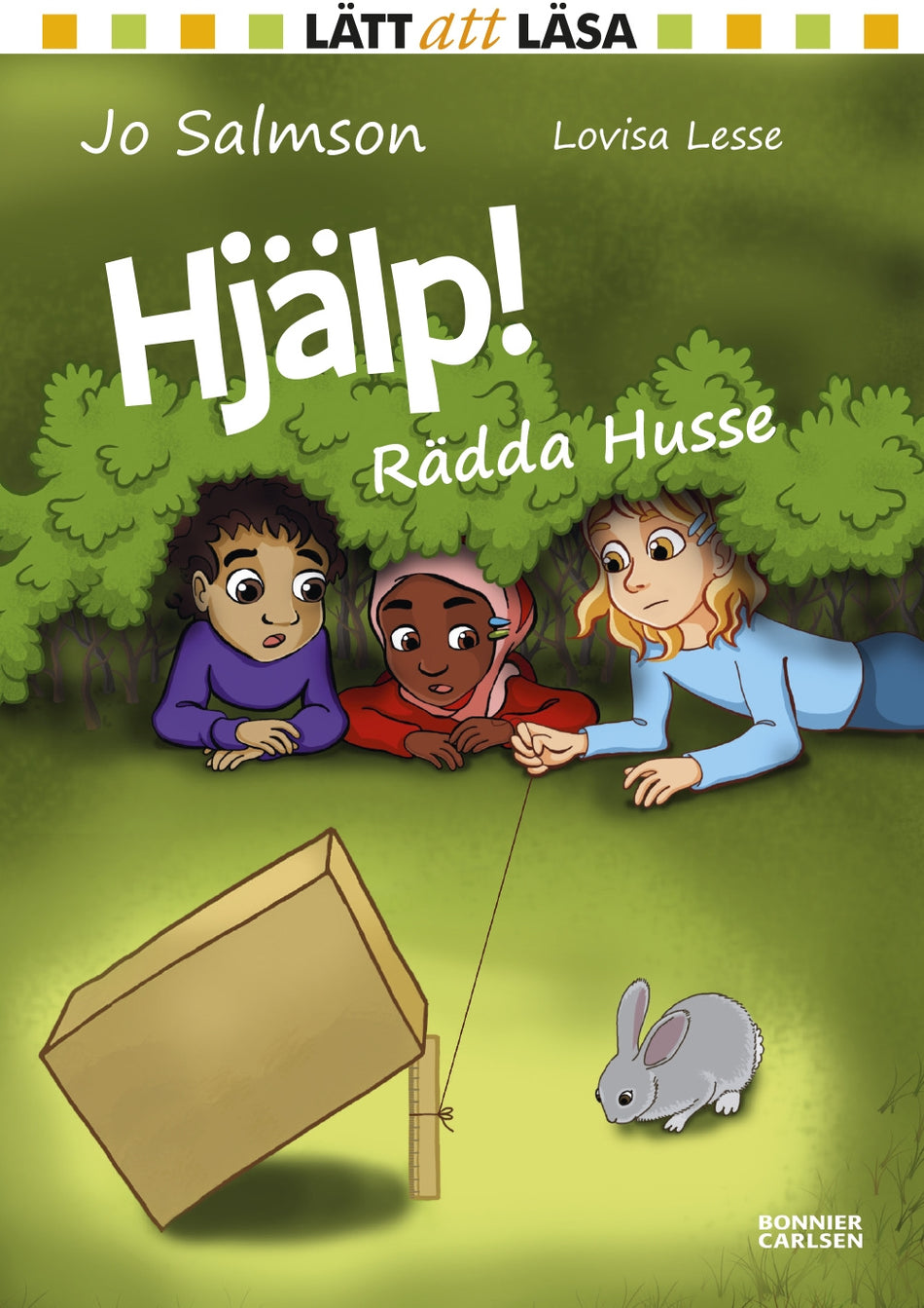Valokuva kirjasta Jo Salmson Hjälp! Rädda Husse, kuuluu tuoteryhmään Ruots lapset nuoret ja sarjakuvat.