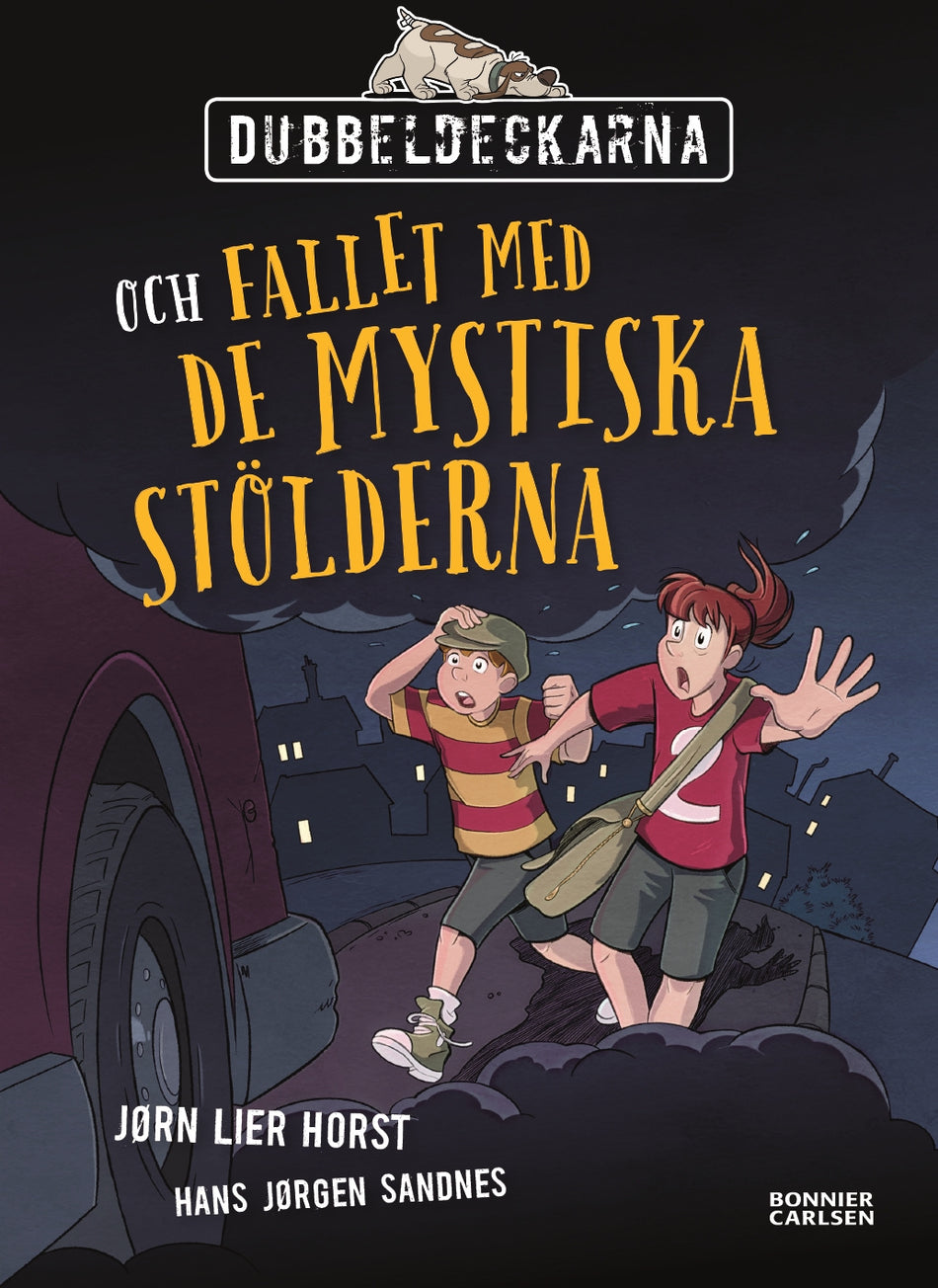 Valokuva kirjasta Jørn Lier Horst Dubbeldeckarna och fallet med de mystiska stölderna, kuuluu tuoteryhmään Ruots lapset nuoret ja sarjakuvat.