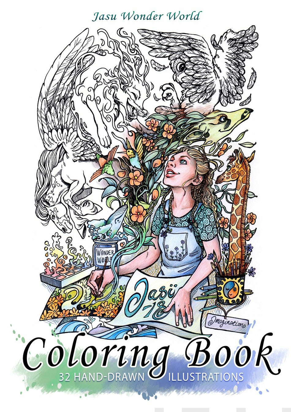 Valokuva kirjasta  Jasu Wonder World Coloring Book, kuuluu tuoteryhmään Lasten ja nuorten tietokirjat.