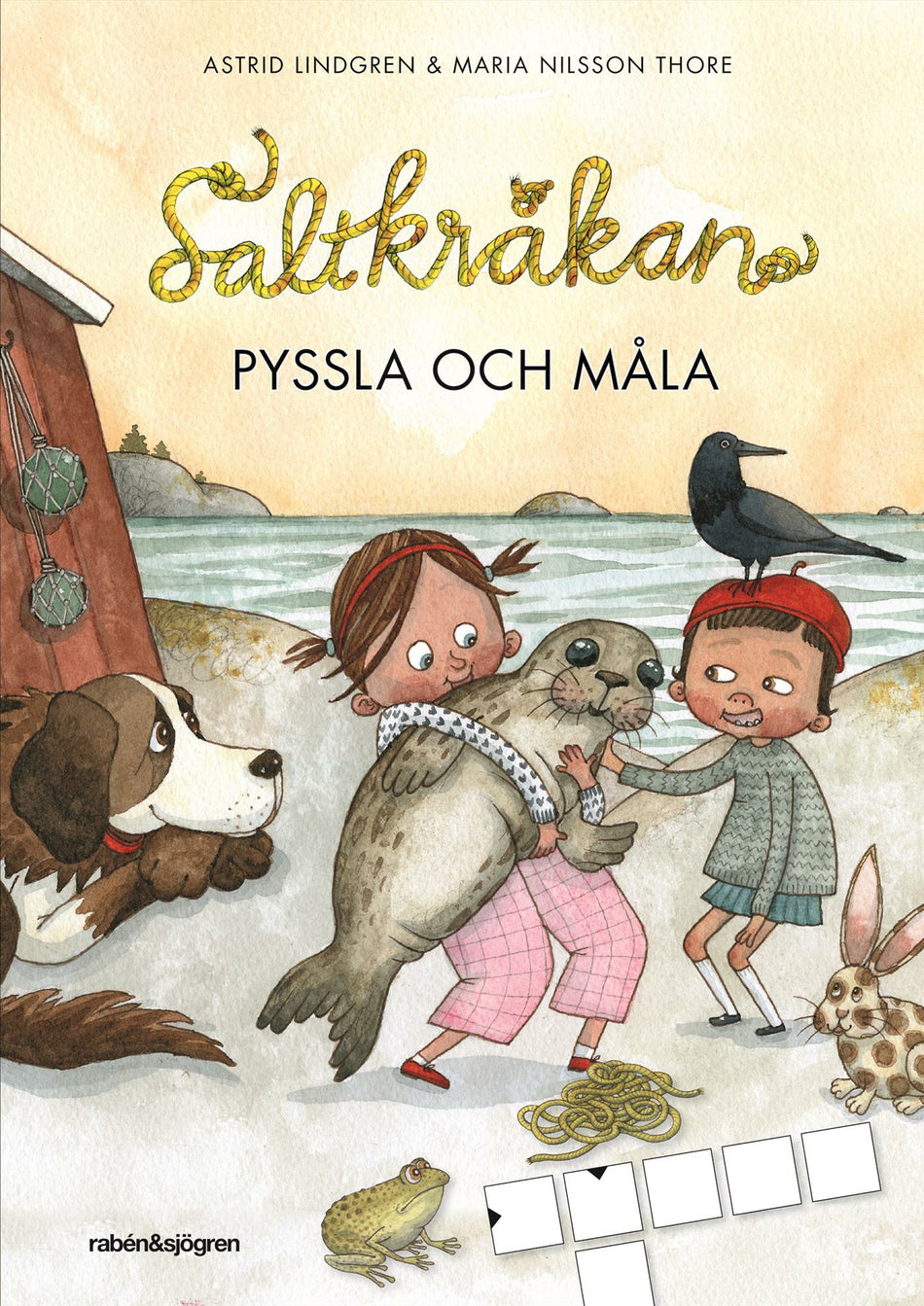 Valokuva kirjasta Astrid Lindgren Saltkråkan - Pyssla och måla, kuuluu tuoteryhmään Ruots lapset nuoret ja sarjakuvat.