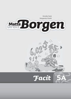 Valokuva kirjasta Margareta Picetti / Pernilla Falck Matte Direkt Borgen Facit 5A (5-pack) Ny upplaga, kuuluu tuoteryhmään Ruots lapset nuoret ja sarjakuvat.
