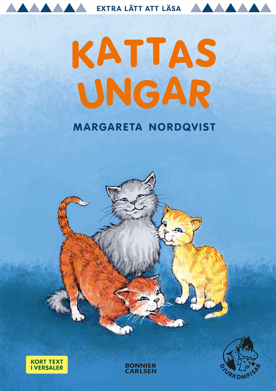 Valokuva kirjasta Margareta Nordqvist Kattas ungar, kuuluu tuoteryhmään Ruots lapset nuoret ja sarjakuvat.