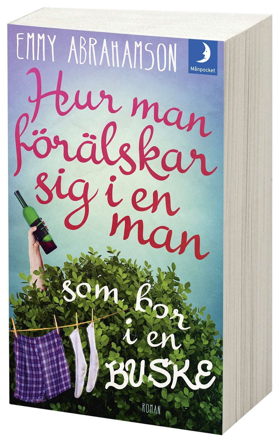 Valokuva kirjasta Emmy Abrahamson Hur man förälskar sig i en man som bor i en buske, kuuluu tuoteryhmään Ruots kaunokirjat.