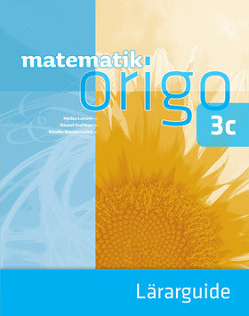 Valokuva kirjasta Niclas Larson / Daniel Dufåker / Emelie Reuterswärd Matematik Origo 3c Lärarguide, kuuluu tuoteryhmään Ruots lapset nuoret ja sarjakuvat.