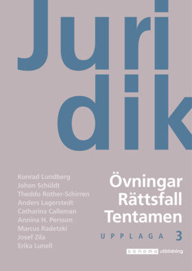 Valokuva kirjasta Konrad Lundberg / Johan Schüldt / Theddo Rother-Schirren / Anders Lagerstedt / Catharina Calleman / Annina Persson H / Marcus Radetzki / Josef Zila / Erika Lunell Juridik - civilrätt, straffrätt, processrätt Övn. upplaga 6, kuuluu tuoteryhmään Ruots muu tieto.