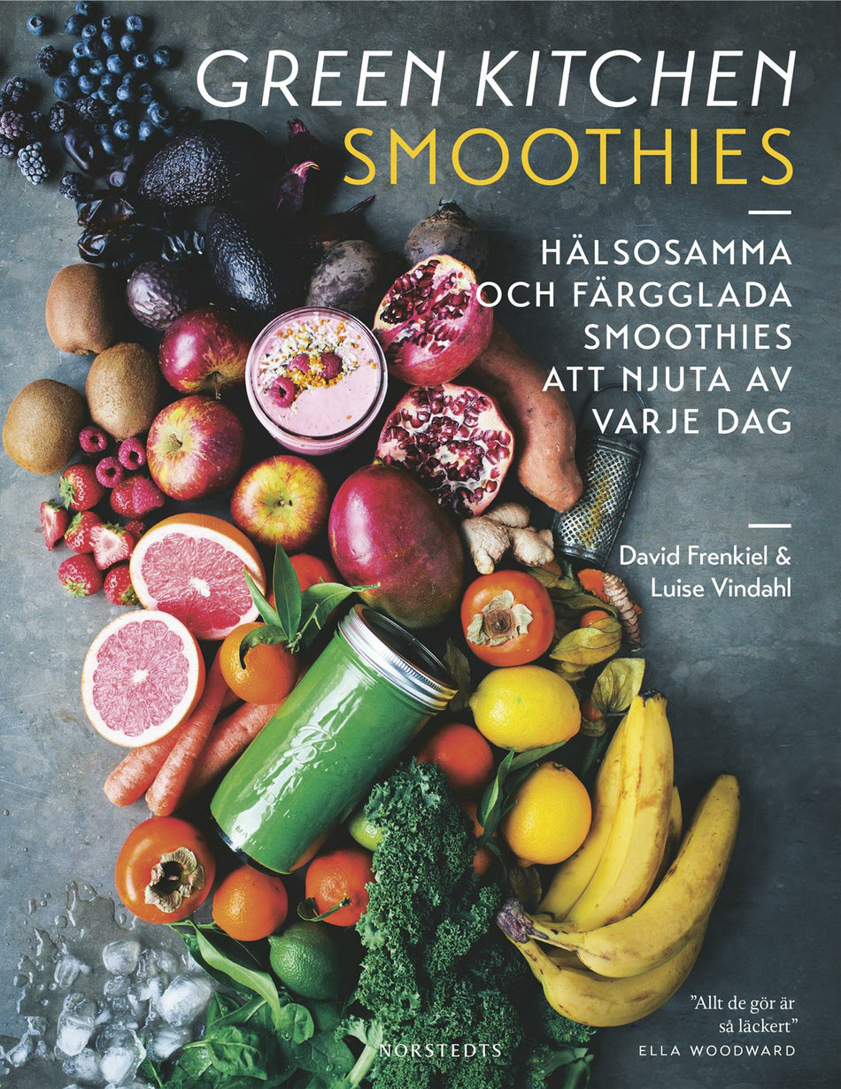 Valokuva kirjasta David Frenkiel / Luise Vindahl Green Kitchen Smoothies : Hälsosamma och färgglada smoothies att njuta av varje dag, kuuluu tuoteryhmään Ruots harrasteet taide.