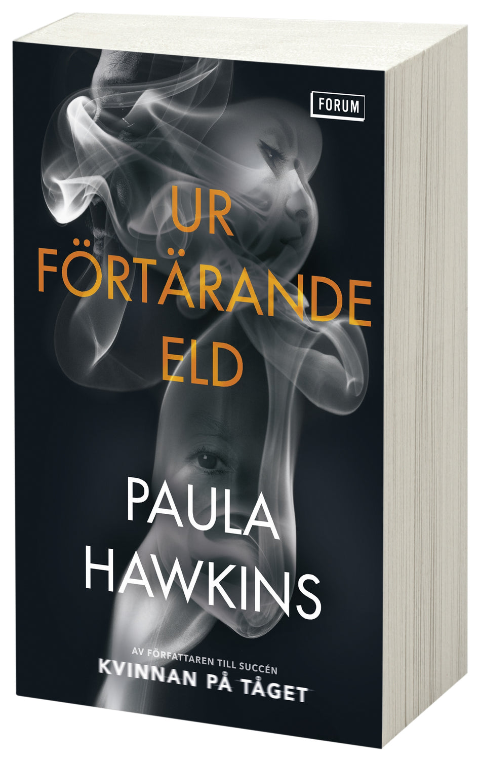 Valokuva kirjasta Paula Hawkins Ur förtärande eld, kuuluu tuoteryhmään Ruotsalaiset pokkarit.