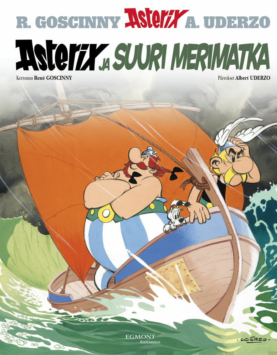 Valokuva kirjasta René Goscinny Asterix 22: Asterix ja suuri merimatka, kuuluu tuoteryhmään Nuorten romaanit.