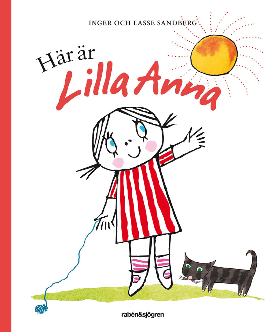 Valokuva kirjasta Inger Sandberg Här är Lilla Anna, kuuluu tuoteryhmään Ruots lapset nuoret ja sarjakuvat.