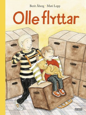 Valokuva kirjasta Berit Åberg Olle flyttar, kuuluu tuoteryhmään Ruots lapset nuoret ja sarjakuvat.