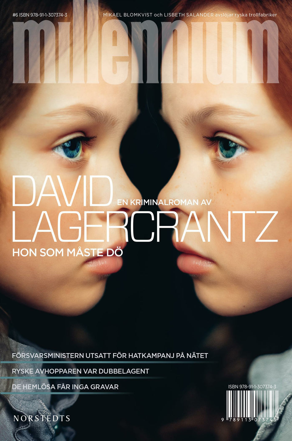 Valokuva kirjasta David Lagercrantz Hon som måste dö, kuuluu tuoteryhmään Ruots kaunokirjat.