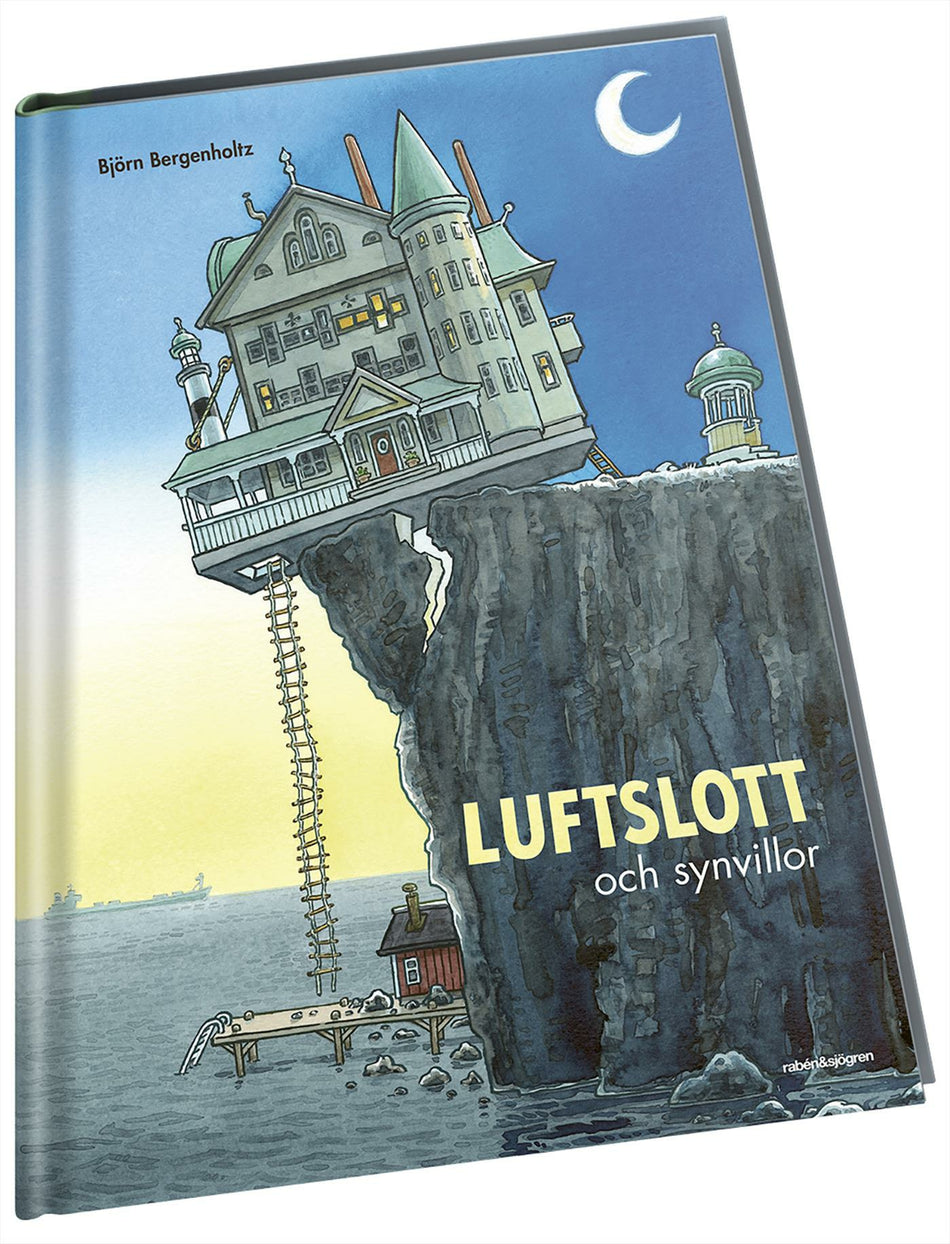 Valokuva kirjasta Björn Bergenholtz Luftslott och synvillor, kuuluu tuoteryhmään Ruots lapset nuoret ja sarjakuvat.