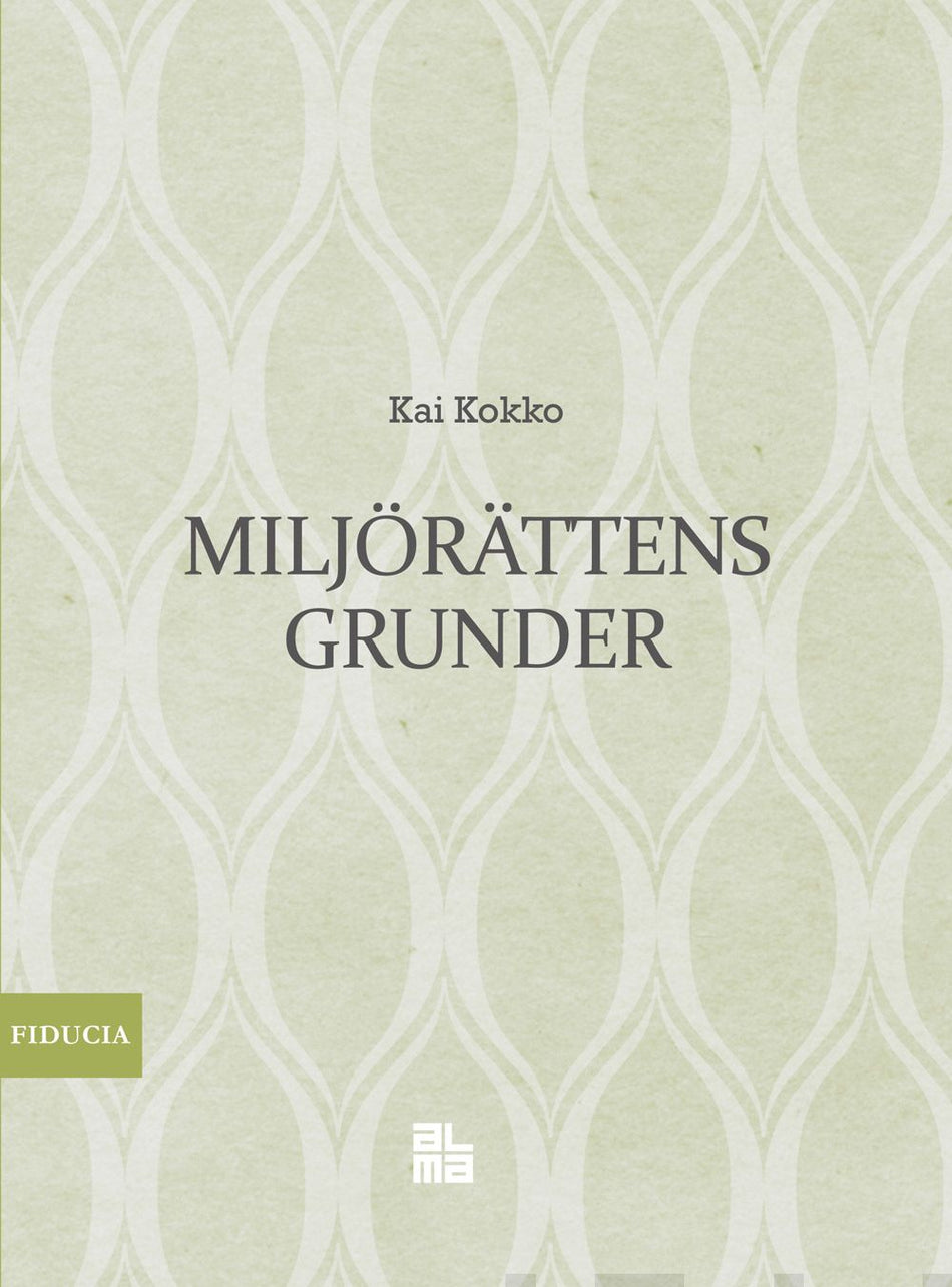 Valokuva kirjasta Kai Kokko Miljörättens grunder, kuuluu tuoteryhmään Talous yhteiskunta.