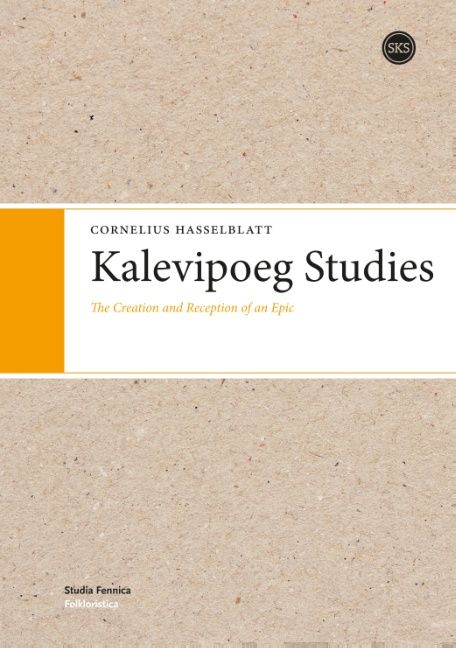 Valokuva kirjasta Cornelius Hasselblatt Kalevipoeg Studies, kuuluu tuoteryhmään Muut tietokirjat.