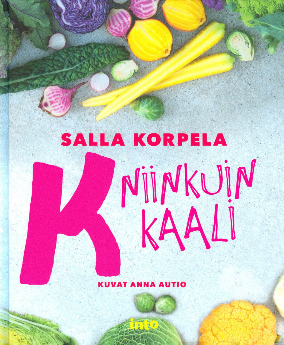 Valokuva kirjasta Salla Korpela K niin kuin kaali, kuuluu tuoteryhmään Keittokirjat sisustus.