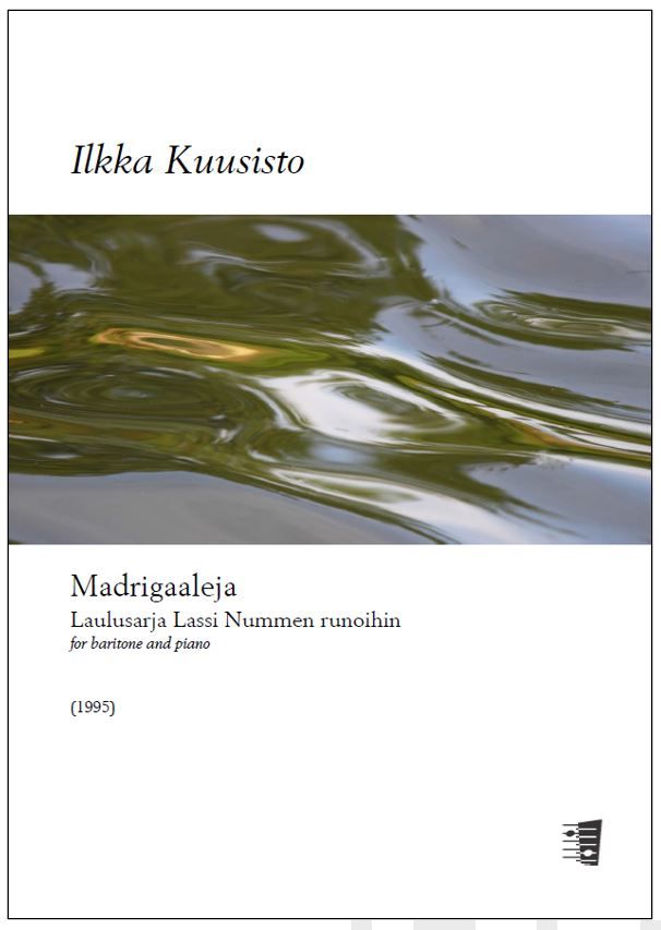 Valokuva kirjasta  Madrigaaleja - Baritoni &amp; piano, kuuluu tuoteryhmään Musiikki.