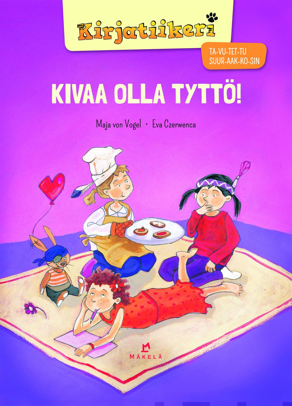 Valokuva kirjasta Maja von Vogel / Eva Czerwenka Kivaa olla tyttö!, kuuluu tuoteryhmään Lasten kuvakirjat.