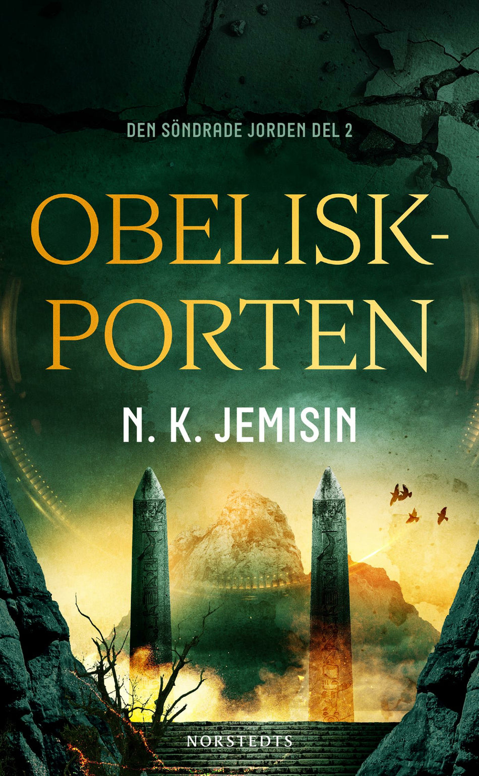 Valokuva kirjasta N. K. Jemisin Obeliskporten, kuuluu tuoteryhmään Ruots kaunokirjat.