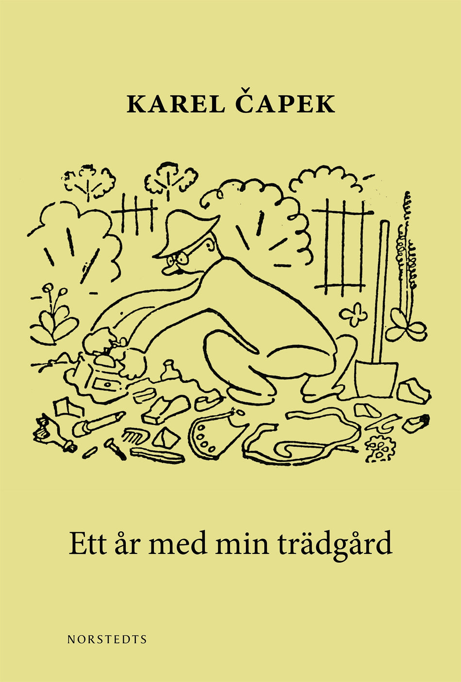 Valokuva kirjasta Karel Capek Ett år med min trädgård, kuuluu tuoteryhmään Ruots harrasteet taide.