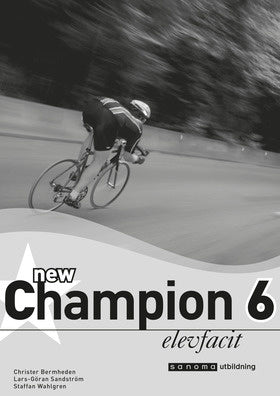 Valokuva kirjasta Christer Bermheden / Lars-Göran Sandström / Staffan Wahlgren New Champion 6 Elevfacit, kuuluu tuoteryhmään Ruots lapset nuoret ja sarjakuvat.