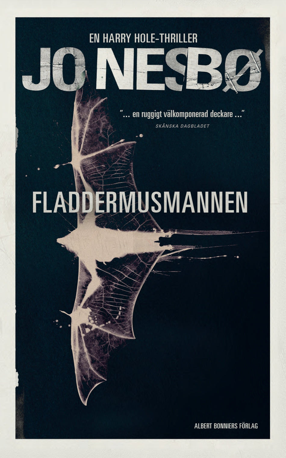 Valokuva kirjasta Jo Nesbø Fladdermusmannen, kuuluu tuoteryhmään Ruots kaunokirjat.
