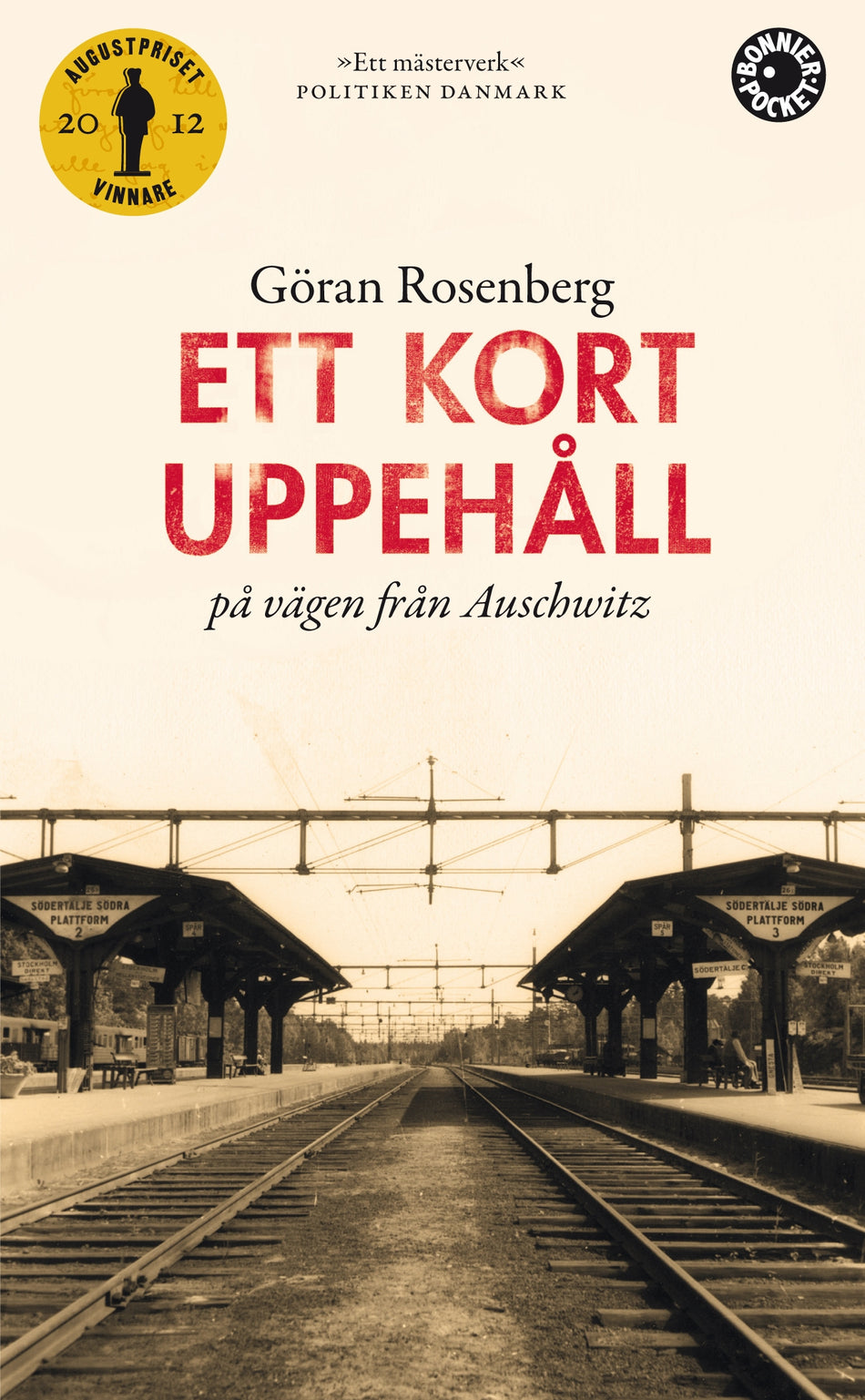Valokuva kirjasta Göran Rosenberg Ett kort uppehåll på vägen från Auschwitz, kuuluu tuoteryhmään Ruots muu tieto.