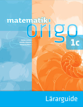 Valokuva kirjasta Niclas Larson / Gunilla Viklund / Daniel Dufåker Matematik Origo 1c Lärarguide, kuuluu tuoteryhmään Ruots lapset nuoret ja sarjakuvat.